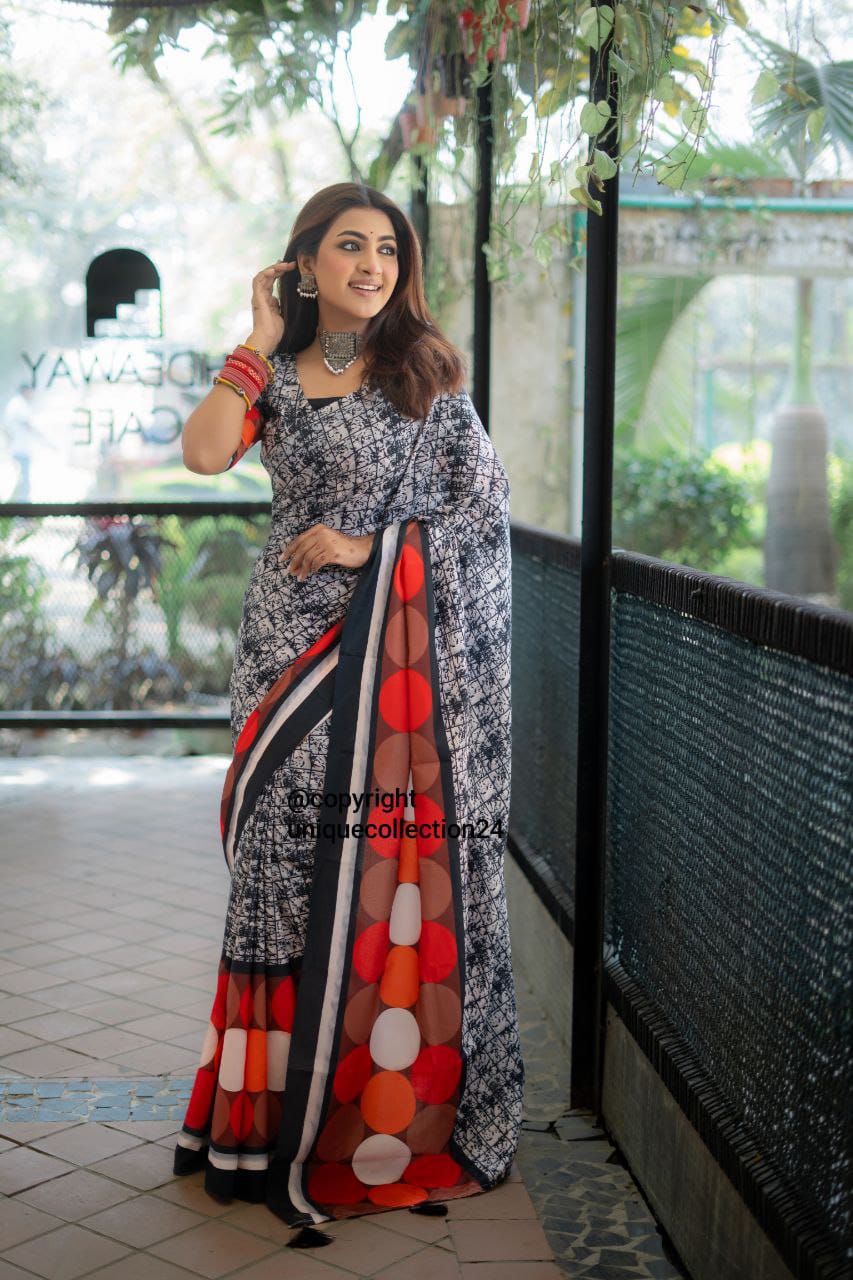 Eid Sharee with Blouse Piece